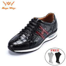 Load image into Gallery viewer, High-end Leisure Shoes Siamese crocodile skin Sneakers for men
